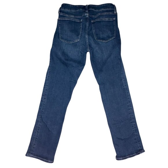 Gap Denim Womens Classic Straight Leg Dark Wash Denim Jeans-8S-GUC - Picture 6 of 7